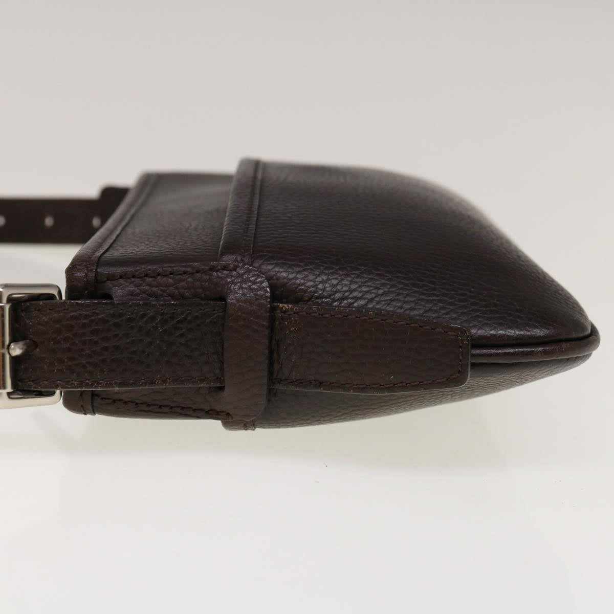 Burberry Shoulder Bag Leather Brown Auth ep3221