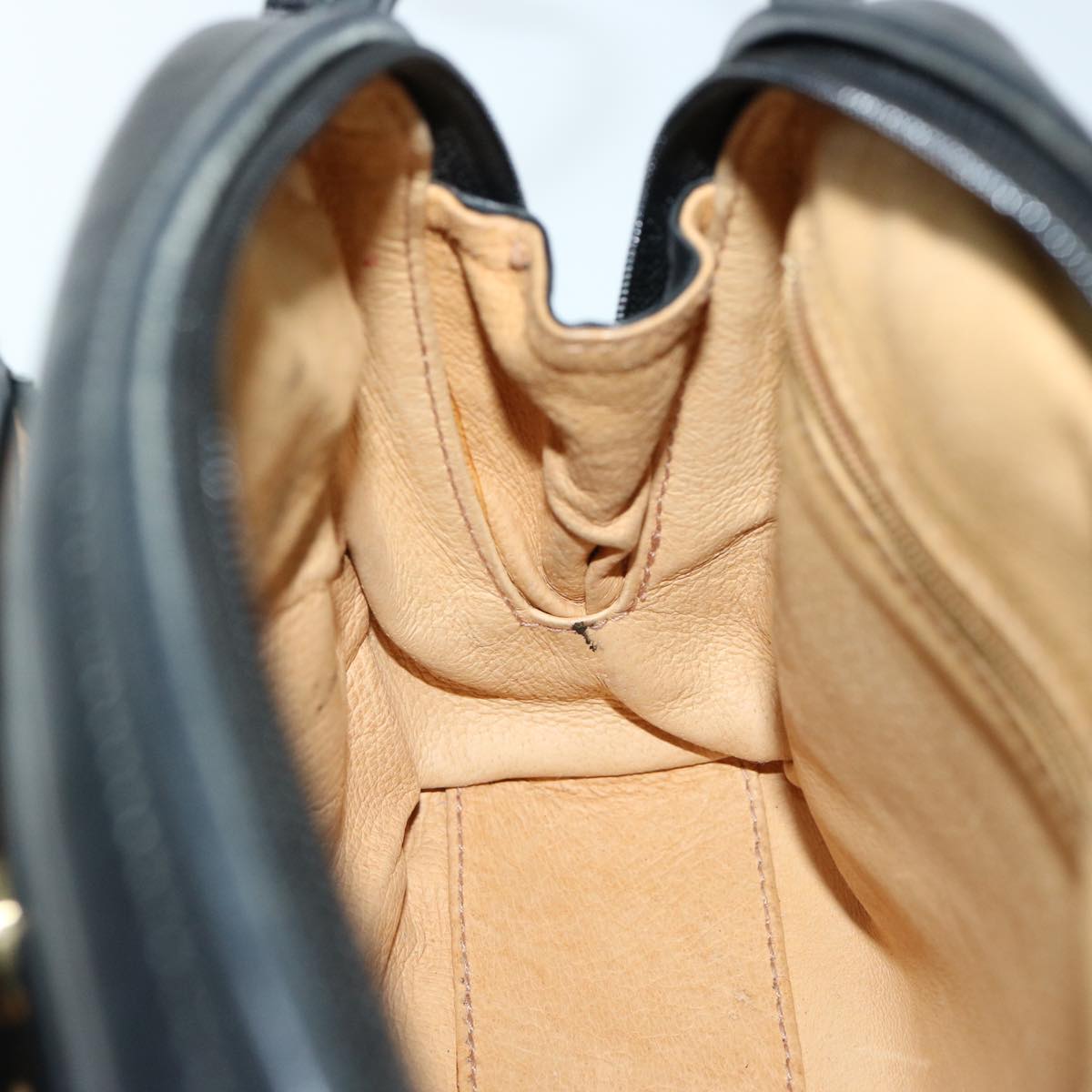 GUCCI Micro GG Canvas Shoulder Bag Black Auth ep3827