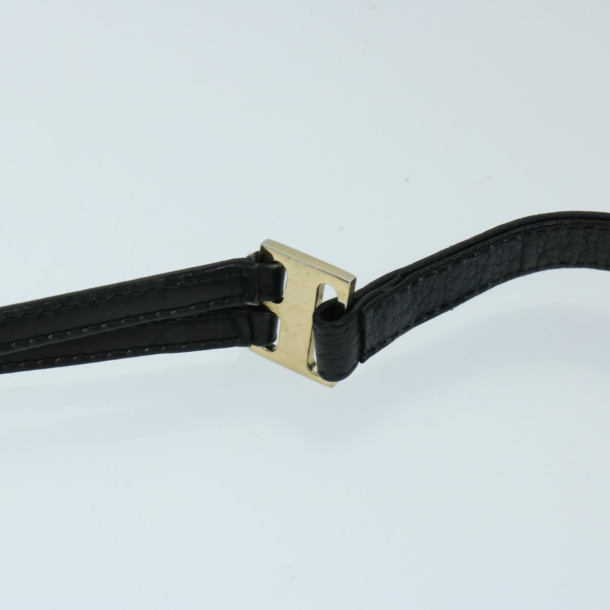 GUCCI Micro GG Canvas Shoulder Bag Black Auth ep3827