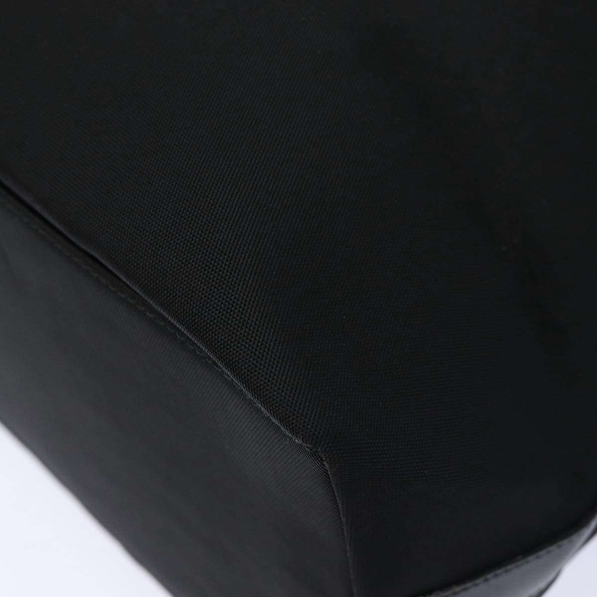 GUCCI Shoulder Bag Nylon Black Silver 001 1956 Auth ep5116