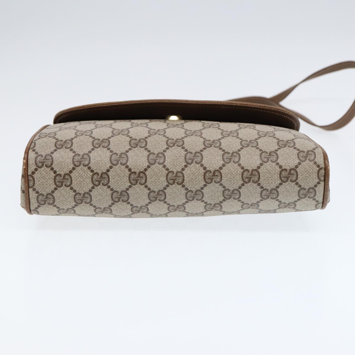 GUCCI GG Supreme Shoulder Bag Beige Gold 004 261 1923 Auth ep5471
