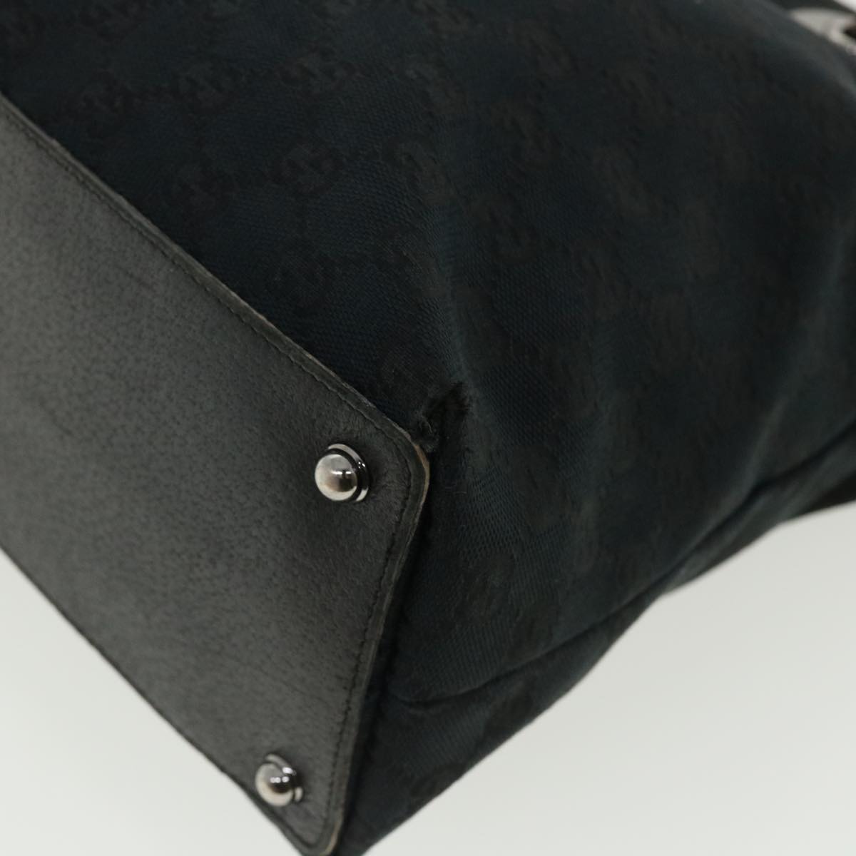 GUCCI GG Canvas Shoulder Bag Black 140274  ep717