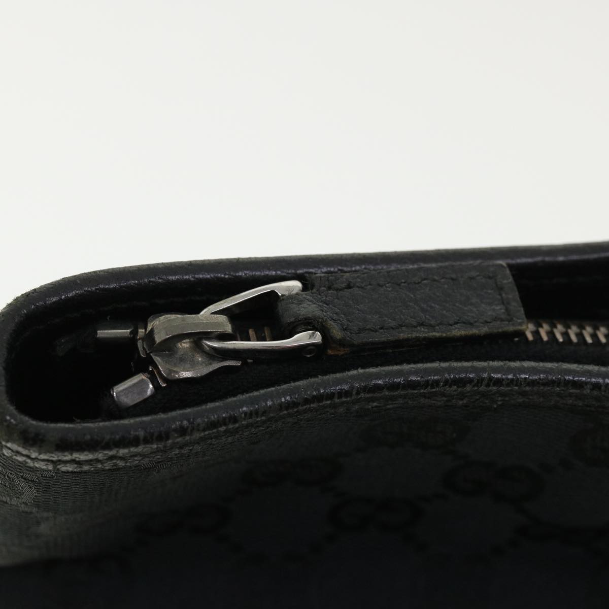 GUCCI GG Canvas Shoulder Bag Black 140274  ep717