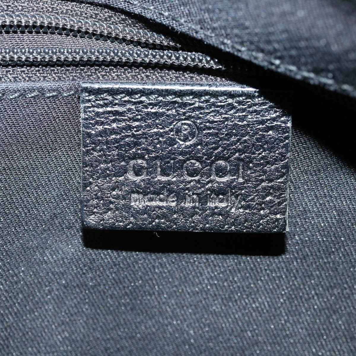GUCCI GG Canvas Shoulder Bag Black 140274  ep717