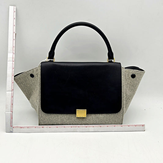 Celine Medium Felt Trapeze Bag - Grey Totes, Handbags LA18532