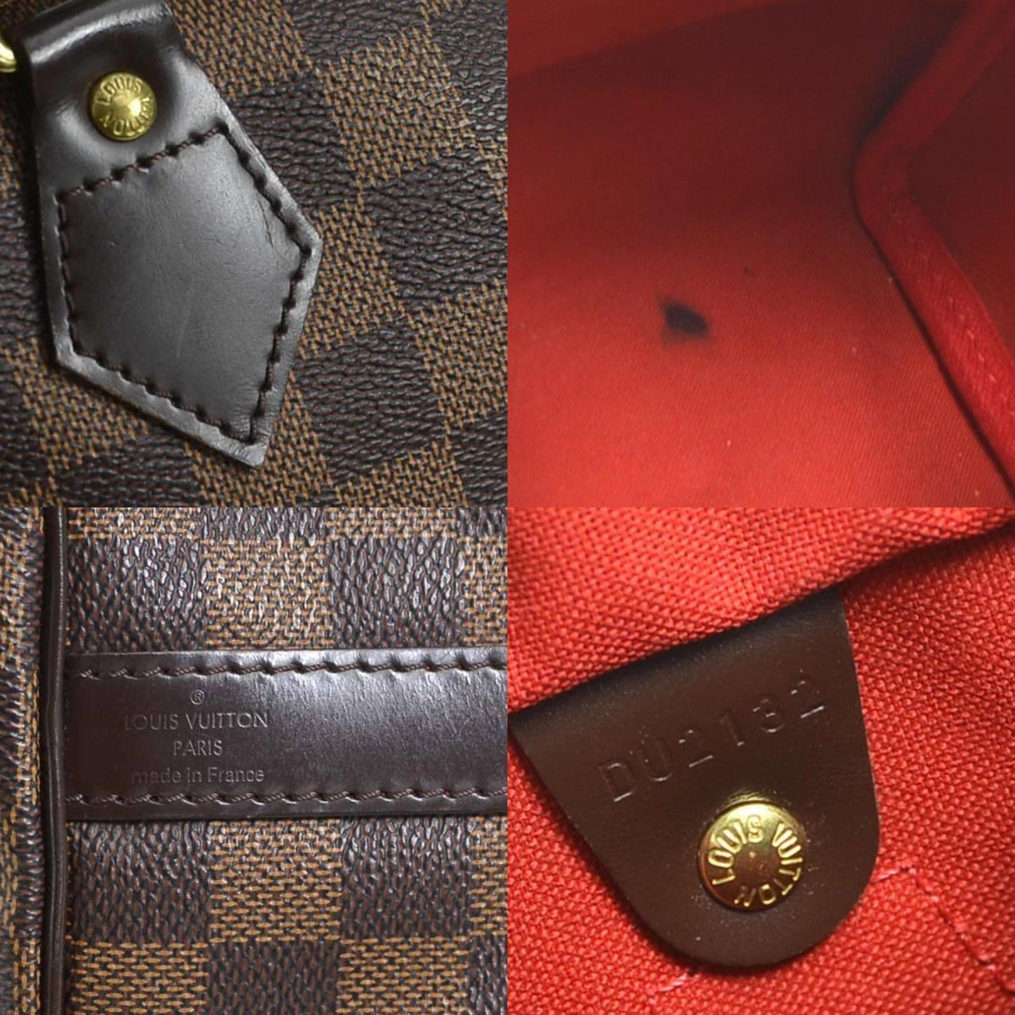 Louis Vuitton  Damier Canvas Handbag Shoulder Bag