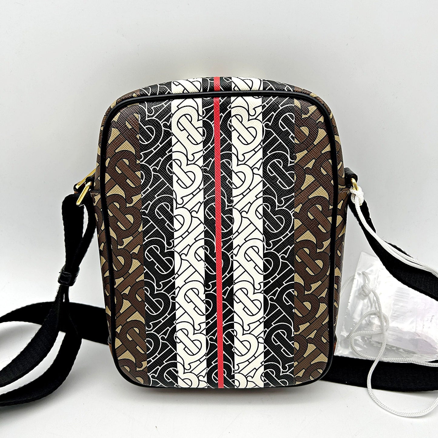Pre-owned Burberry monogram stripe crossbody bag  LA31747