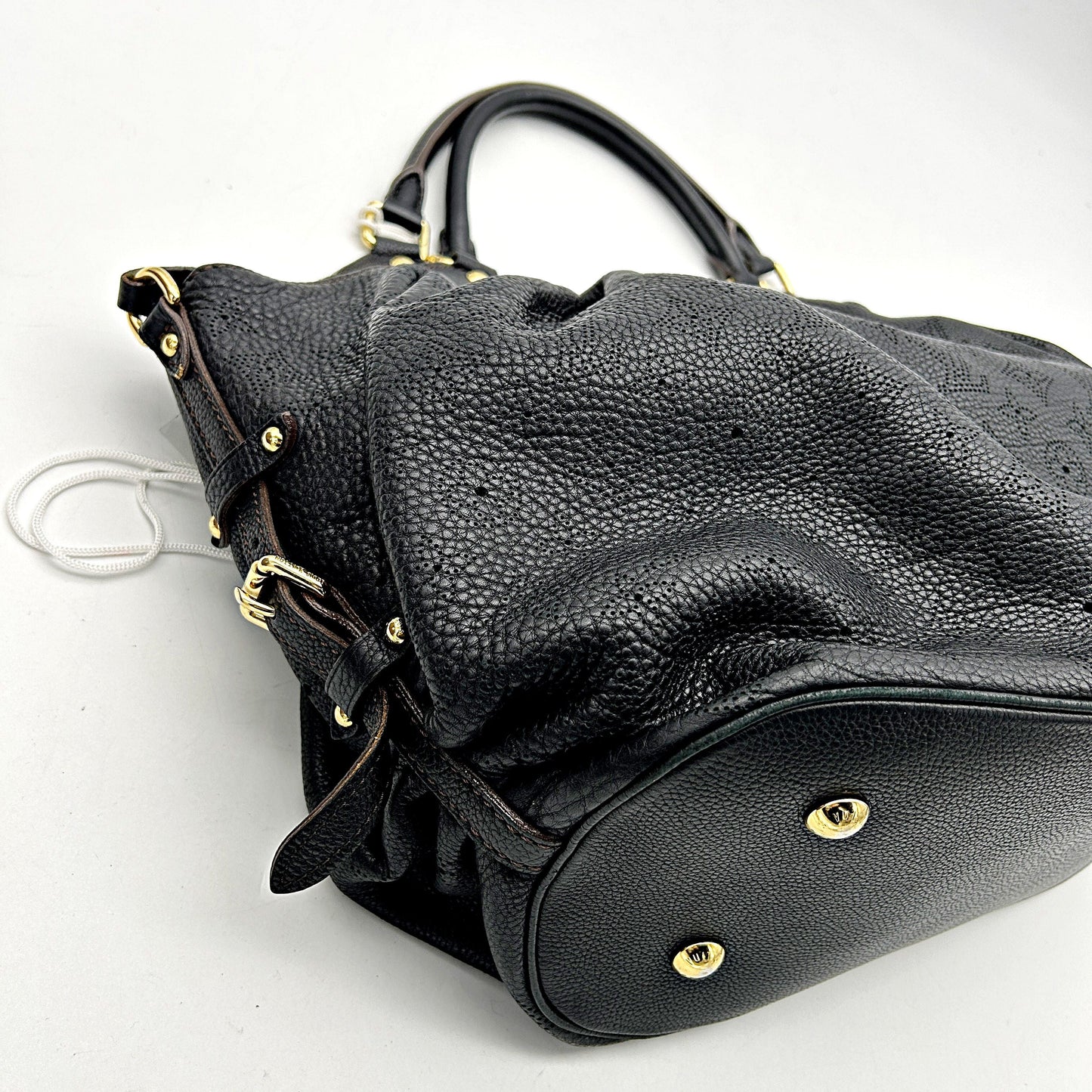 Louis Vuitton Black Monogram Mahina Leather XL Bag Louis Vuitton LA12408