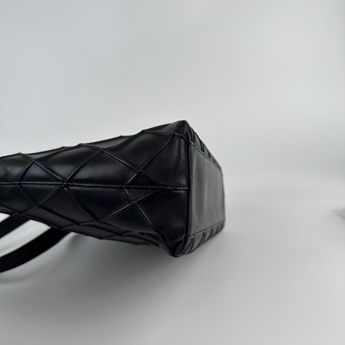 CHANEL | Bags | Chanelbicoloneturn Lock Leather Black Shoulder Bag MR