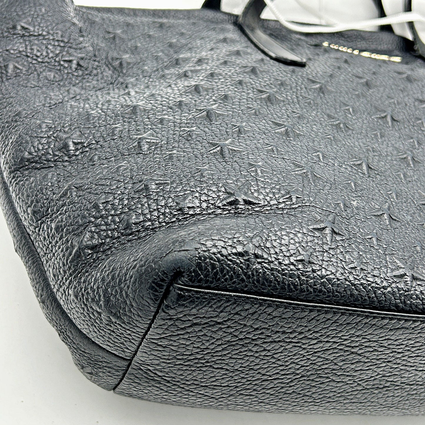 Jimmy Choo | Bags | Jimmy Choo Leopard Shoulder Bag In Black Leather Pony LA20482