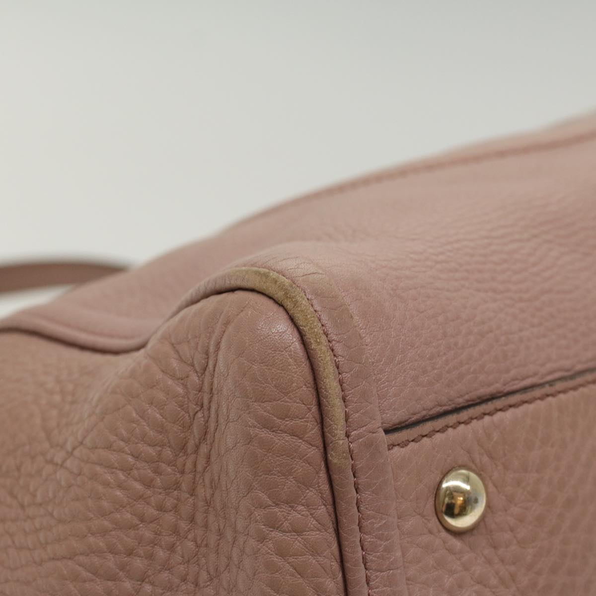 GUCCI Soho Shoulder Bag Leather Pink 282309  fm2589