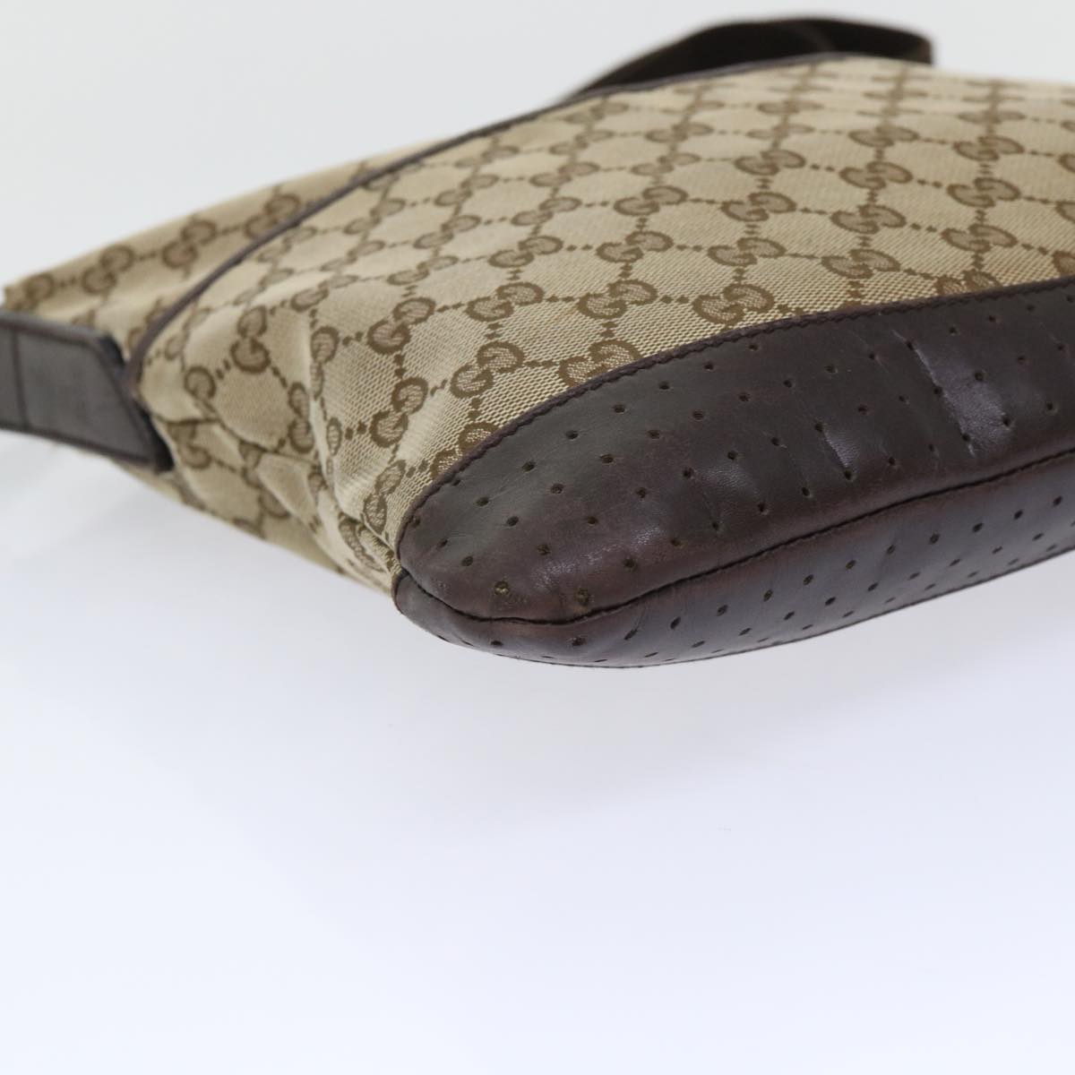 GUCCI GG Canvas Shoulder Bag Beige 145857  fm2595