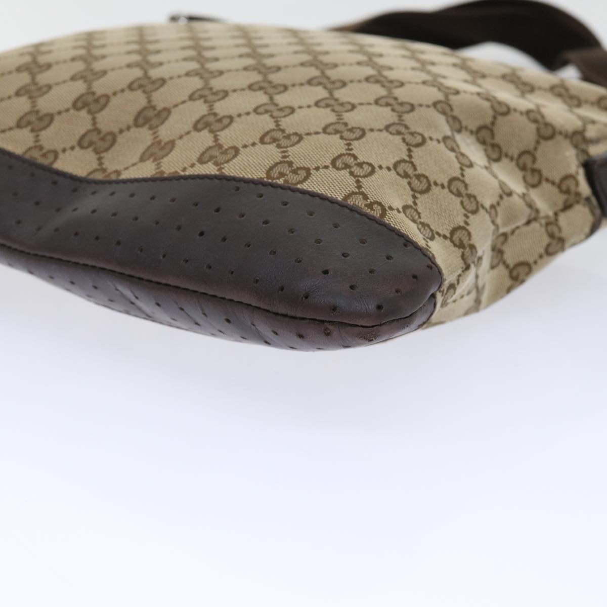 GUCCI GG Canvas Shoulder Bag Beige 145857  fm2595