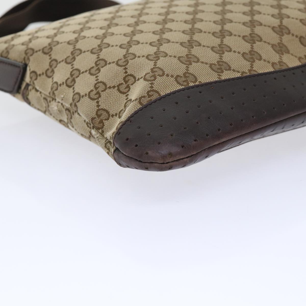 GUCCI GG Canvas Shoulder Bag Beige 145857  fm2595