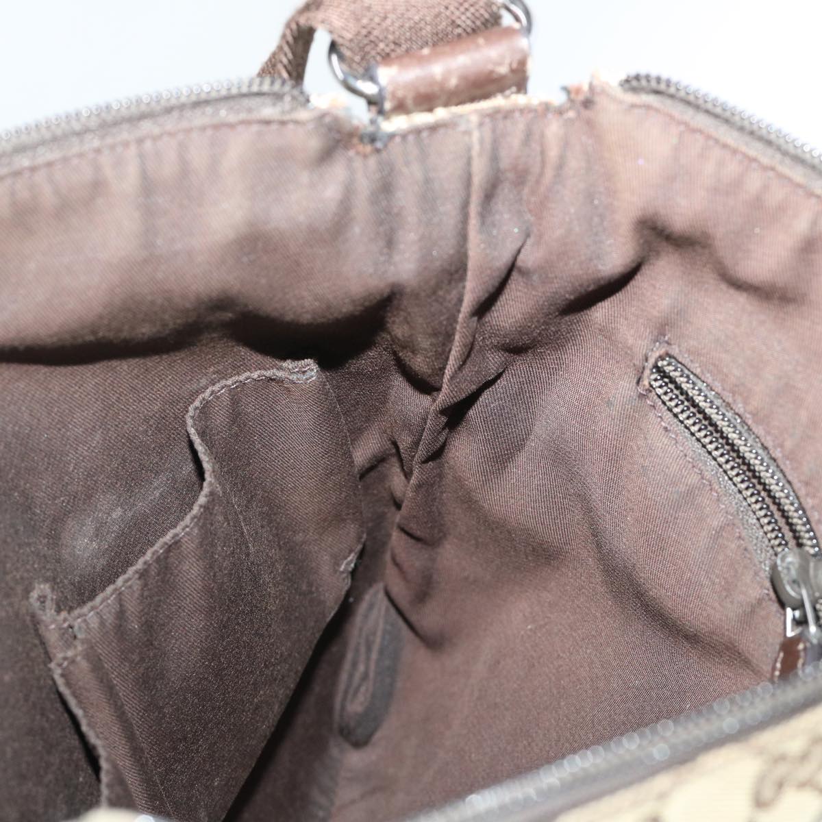 GUCCI GG Canvas Shoulder Bag Beige 145857  fm2595