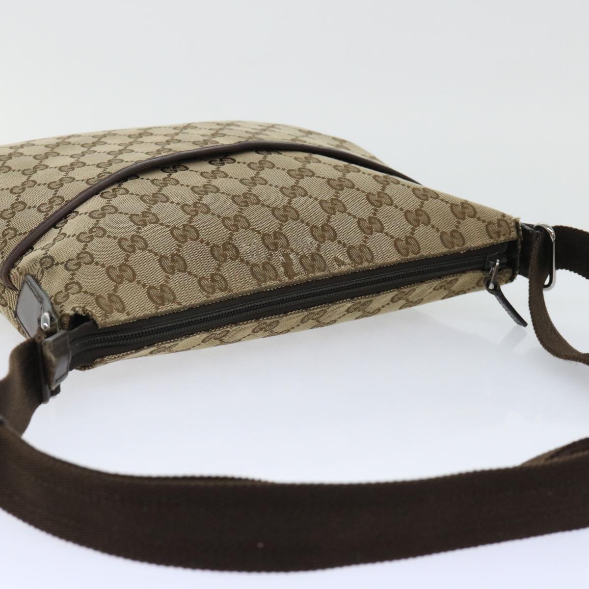 GUCCI GG Canvas Shoulder Bag Beige 145857  fm2595