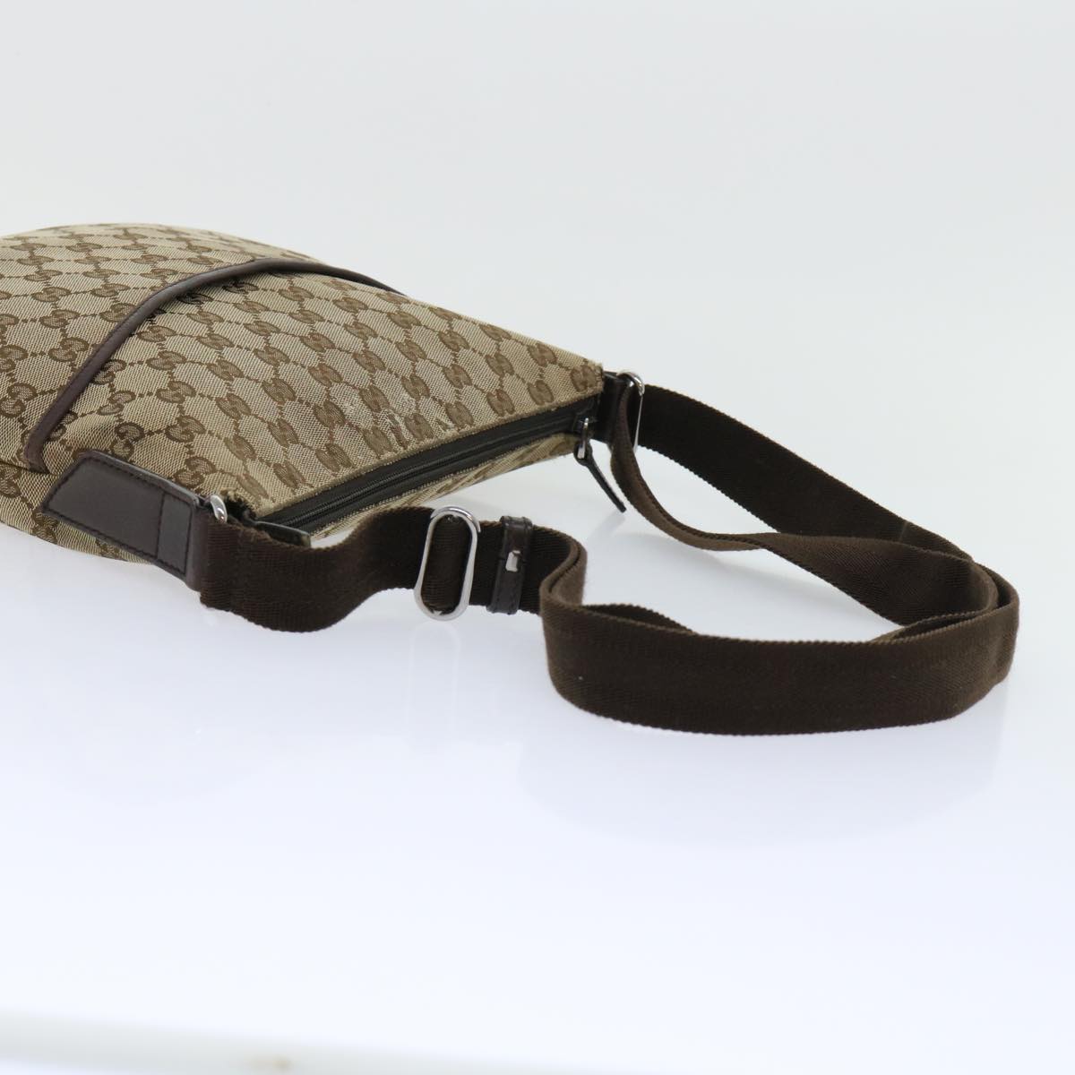 GUCCI GG Canvas Shoulder Bag Beige 145857  fm2595
