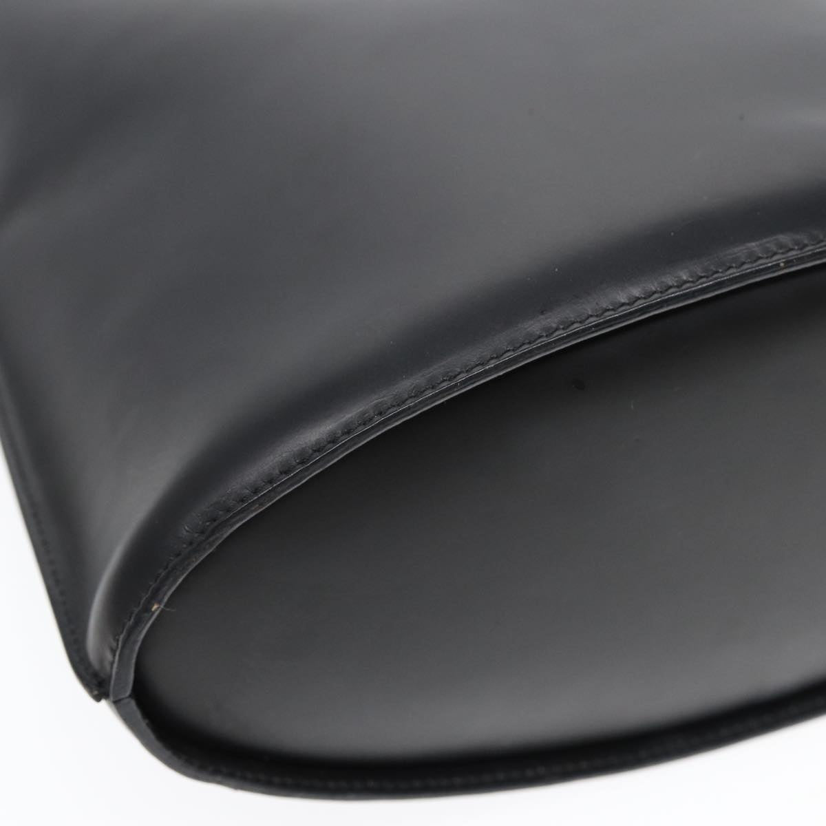 GUCCI Shoulder Bag Leather Black Silver 001 2113 3010 Auth fm3745