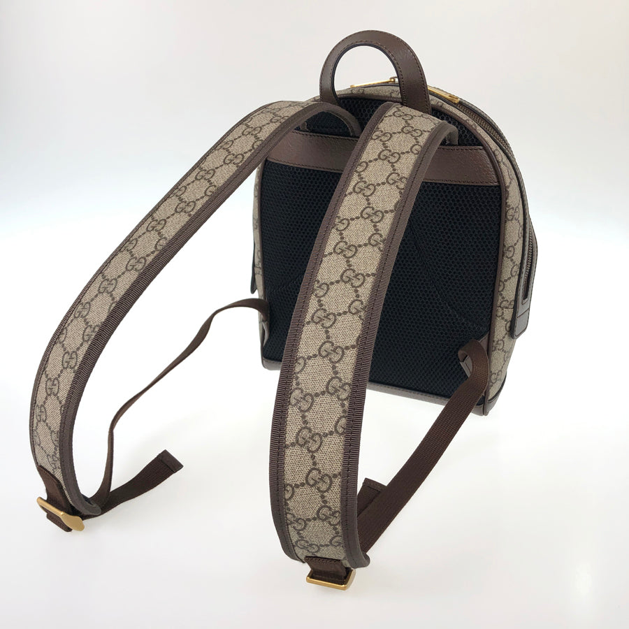 GUCCI GG Supreme GG Small Backpack Double G Backpack Backpack