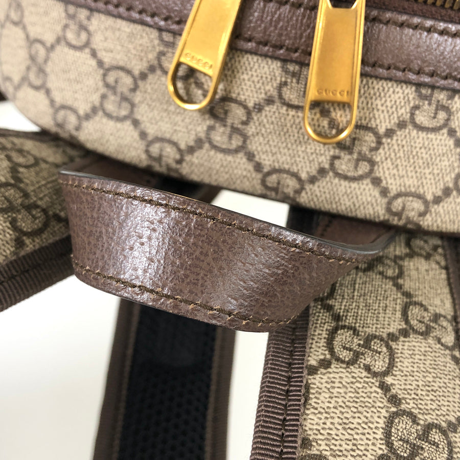 GUCCI GG Supreme GG Small Backpack Double G Backpack Backpack