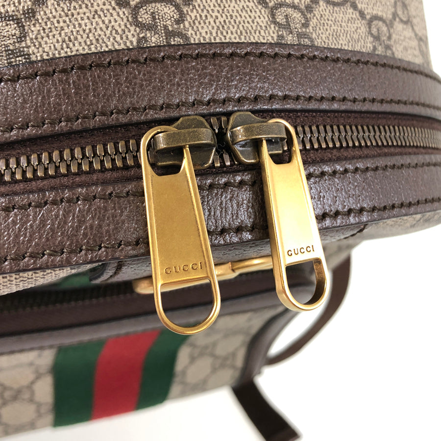 GUCCI GG Supreme GG Small Backpack Double G Backpack Backpack