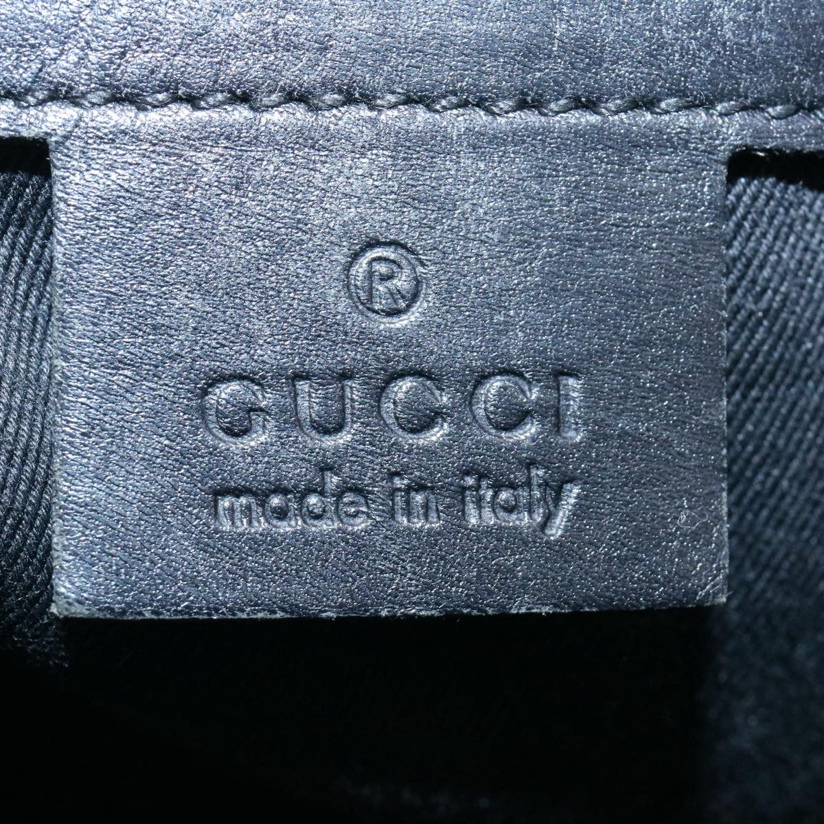 GUCCI GG Canvas Shoulder Bag Canvas Black  am1813g