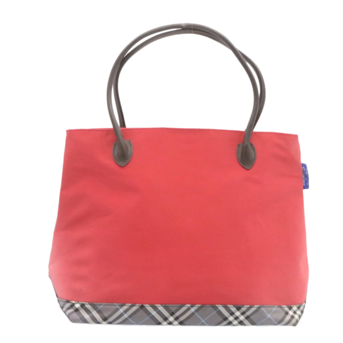Burberry Shoulder Bag Nylon Leather 2Set Red Black Auth am1868g