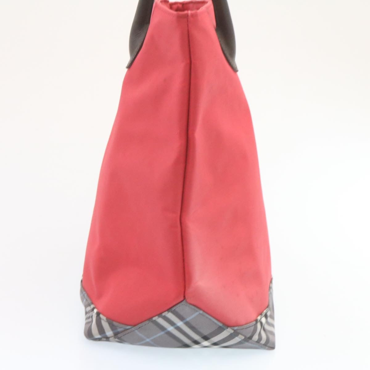 Burberry Shoulder Bag Nylon Leather 2Set Red Black Auth am1868g