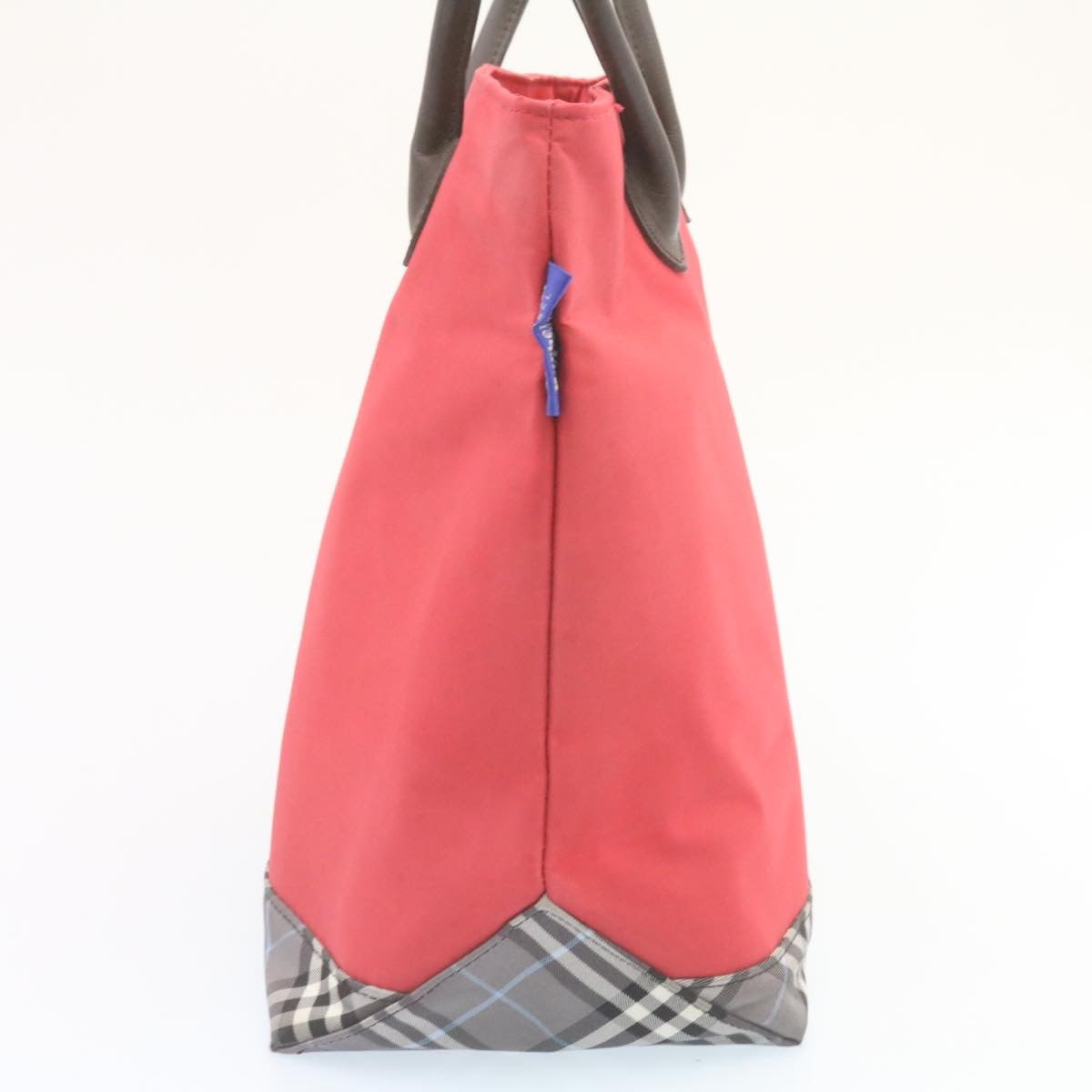 Burberry Shoulder Bag Nylon Leather 2Set Red Black Auth am1868g
