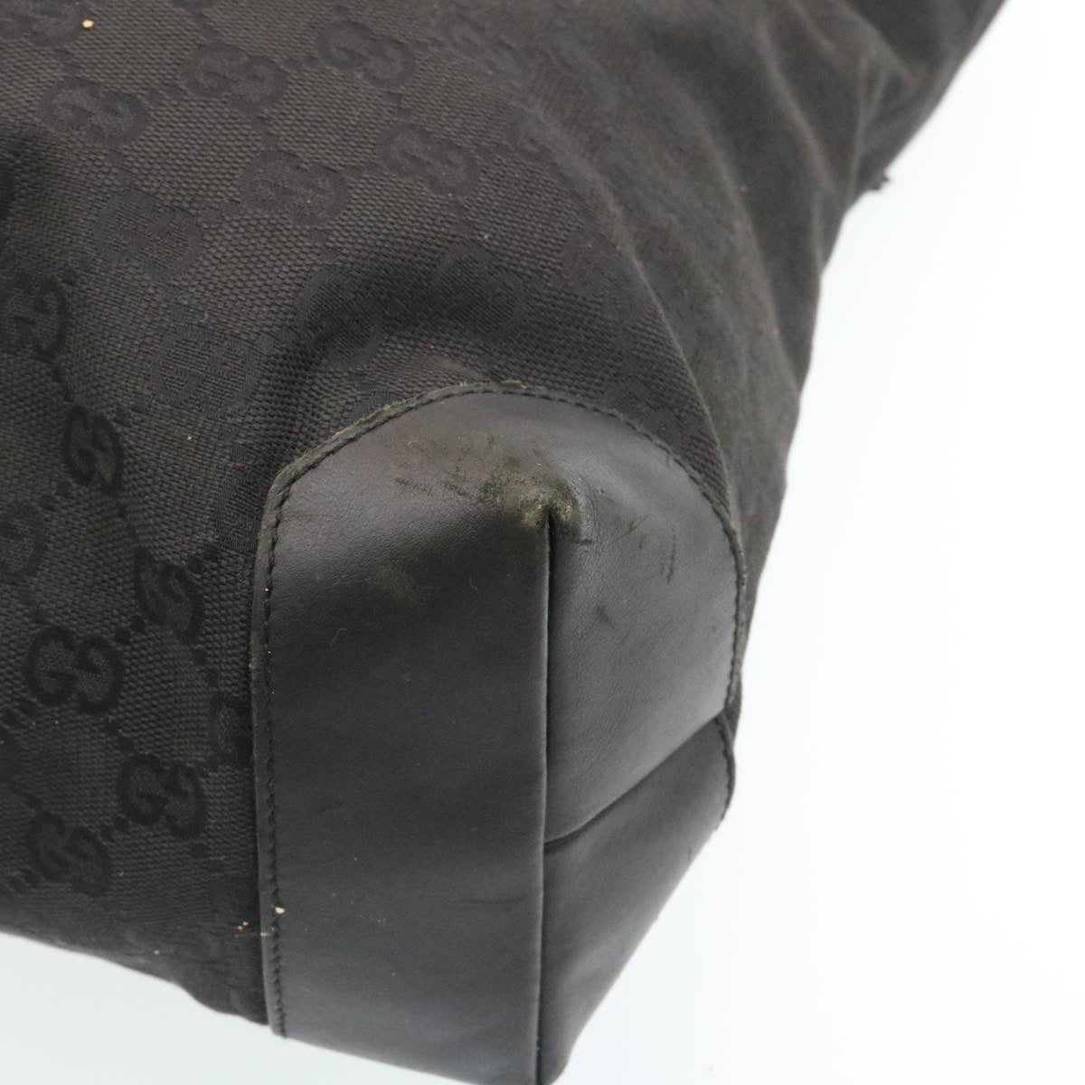 GUCCI GG Canvas Tote Bag Black  am2078g