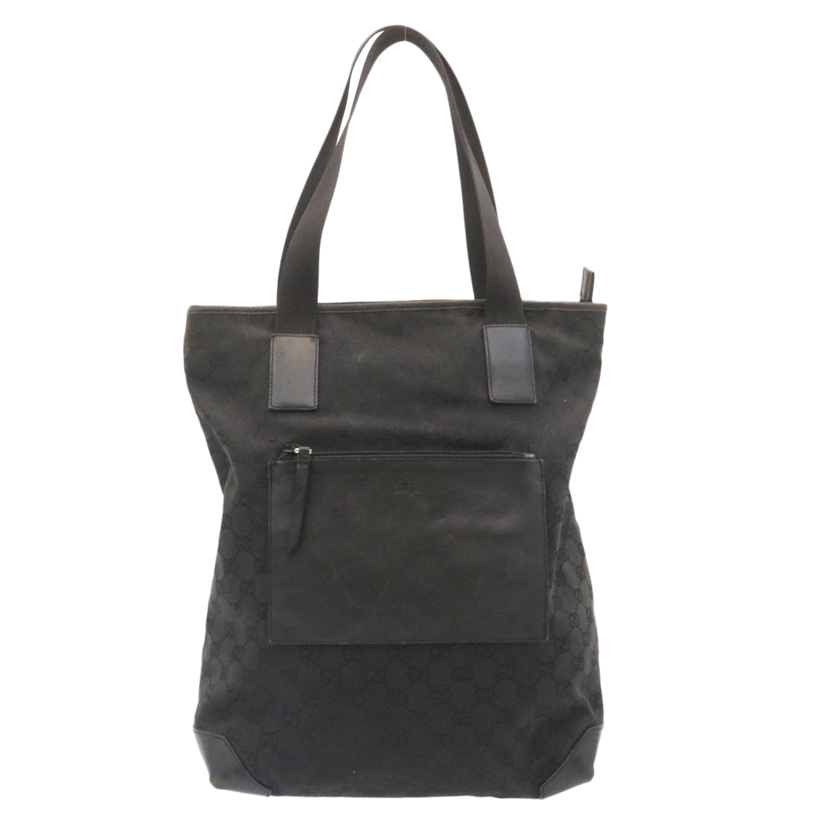 GUCCI GG Canvas Tote Bag Black  am2078g