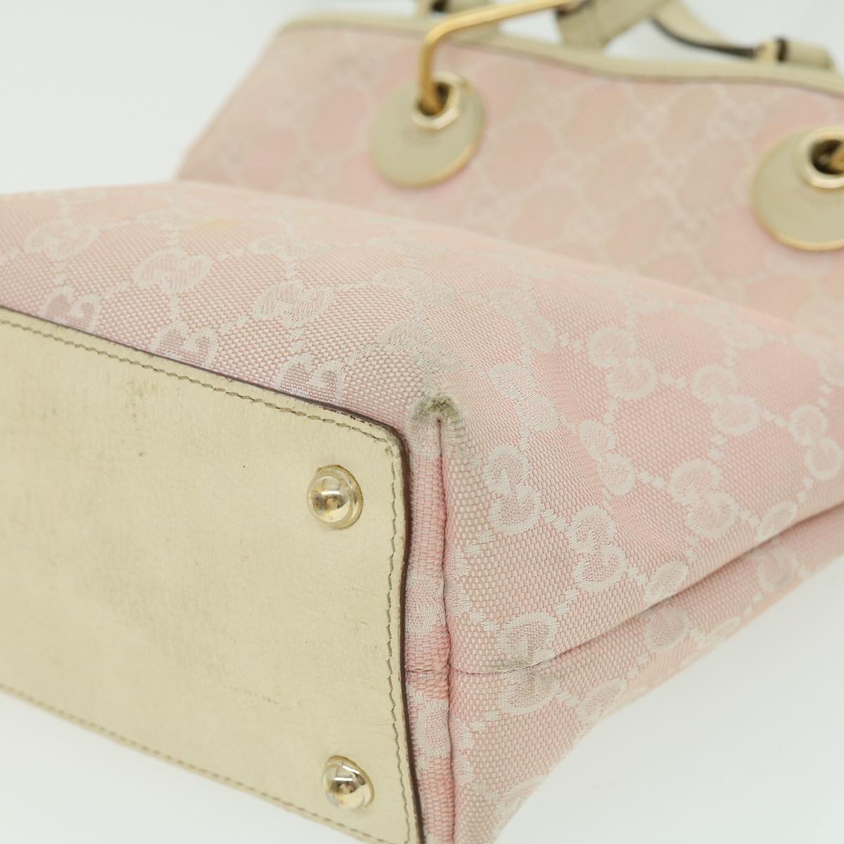 GUCCI GG Canvas Tote Bag Pink  am2713g