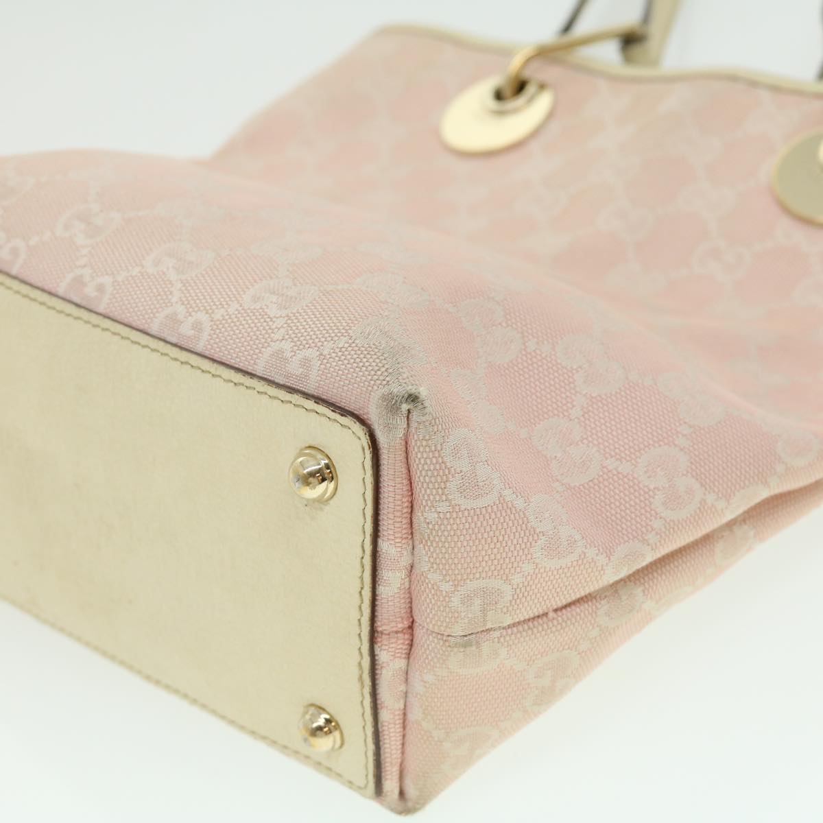 GUCCI GG Canvas Tote Bag Pink  am2713g