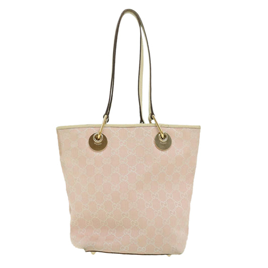 GUCCI GG Canvas Tote Bag Pink  am2713g