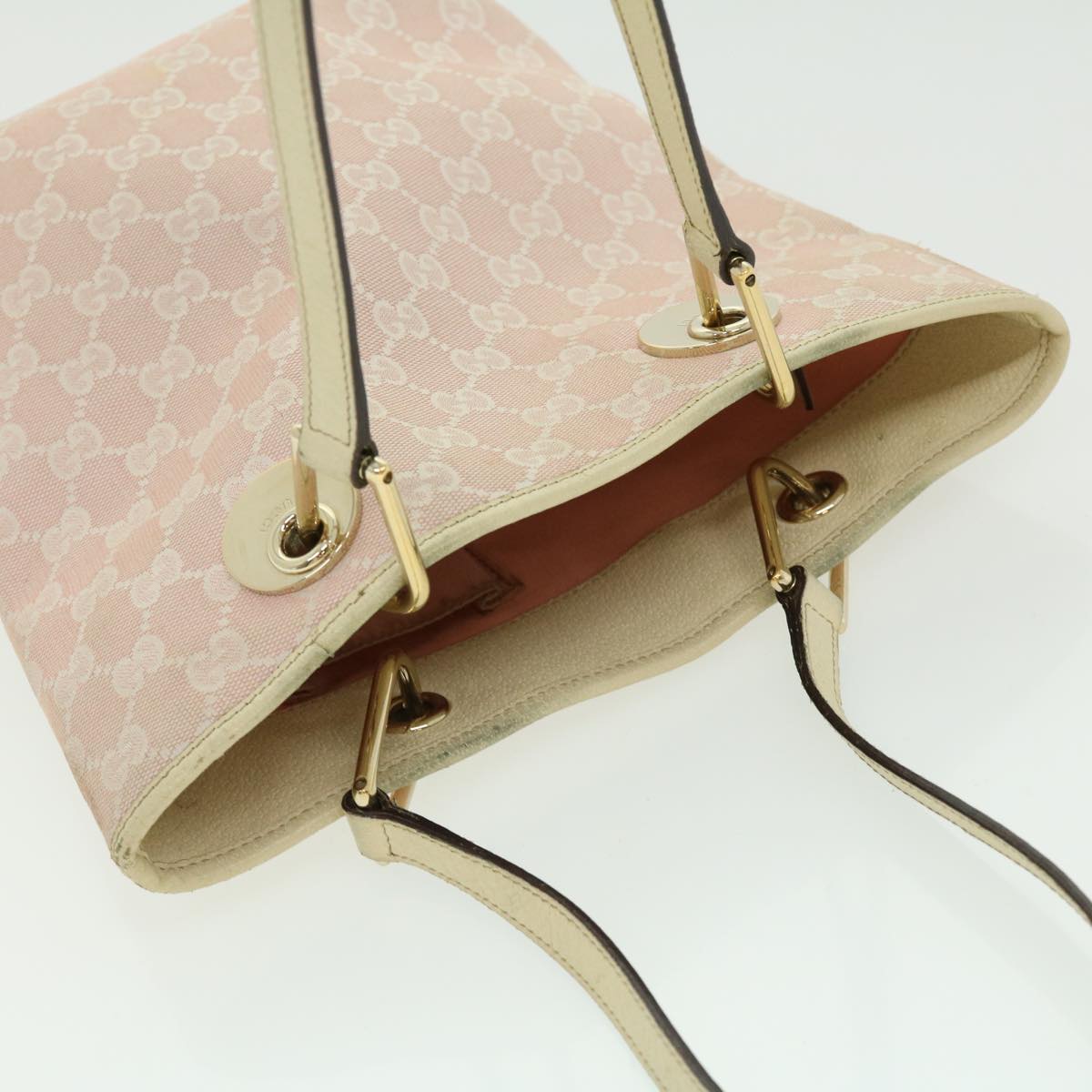 GUCCI GG Canvas Tote Bag Pink  am2713g