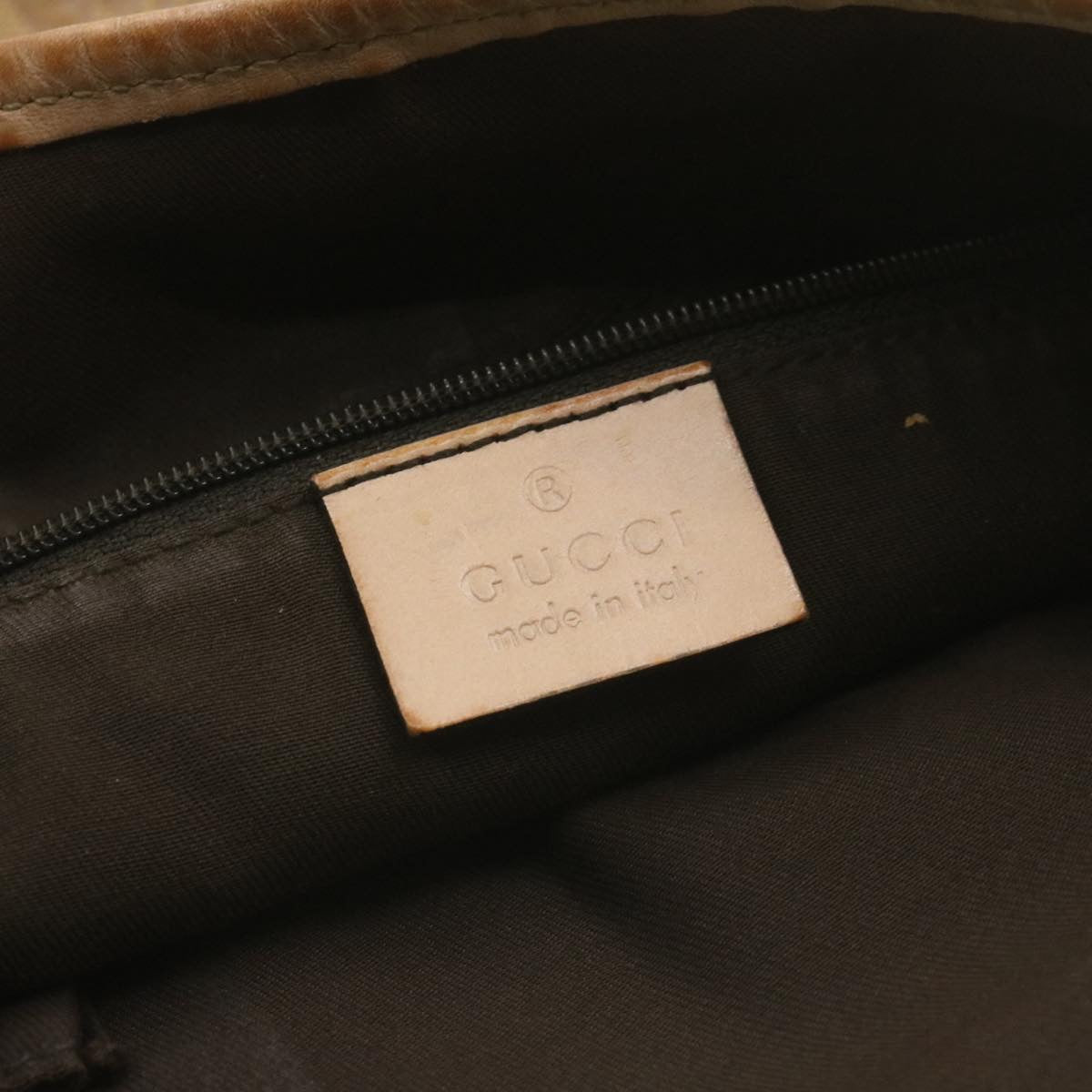 GUCCI GG Canvas Shoulder Bag Nylon Pink Gold  am427g