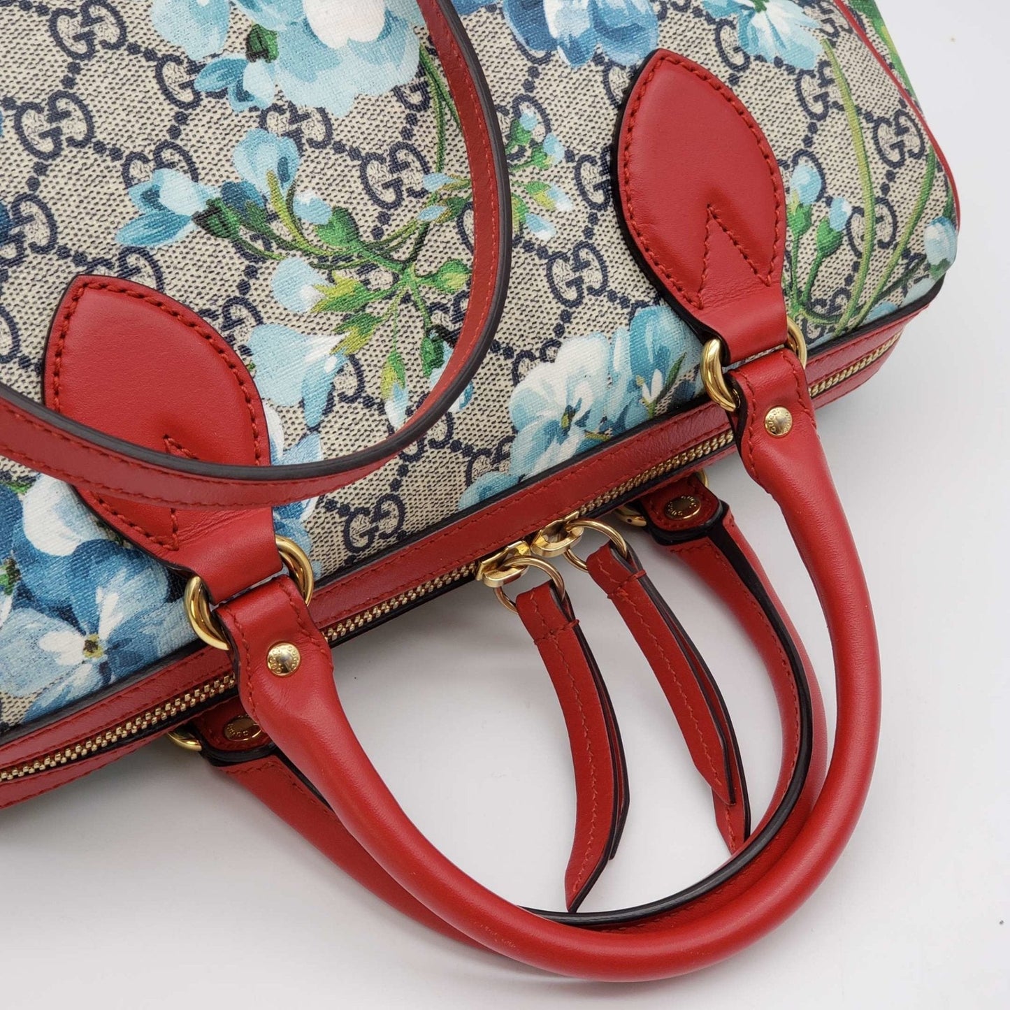 Gucci Blooms Boston Canvas Crossbody Bag