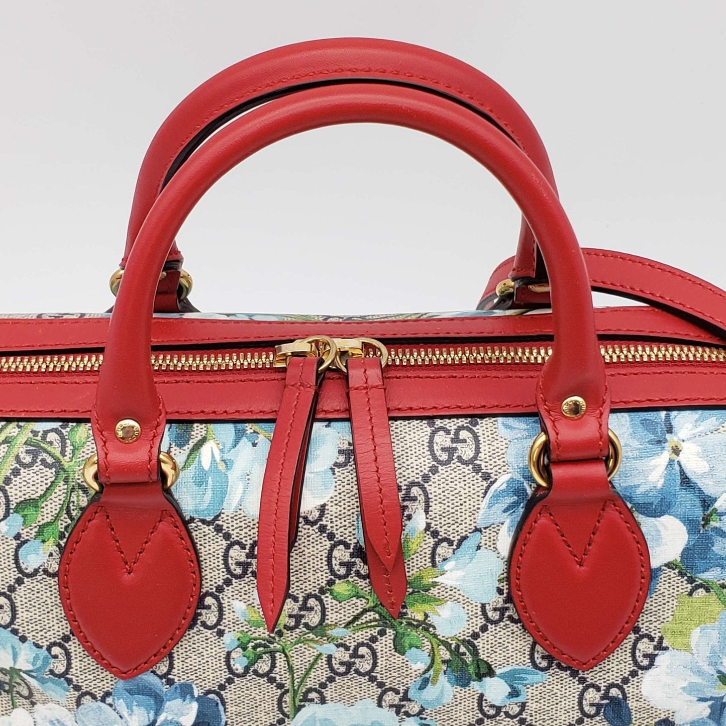 Gucci Blooms Boston Canvas Crossbody Bag