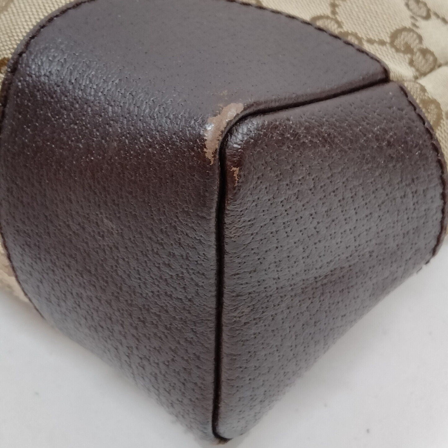 Gucci Brown Canvas Crossbody Bag