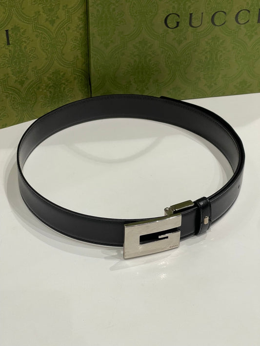 Gucci - Ceinture G noire