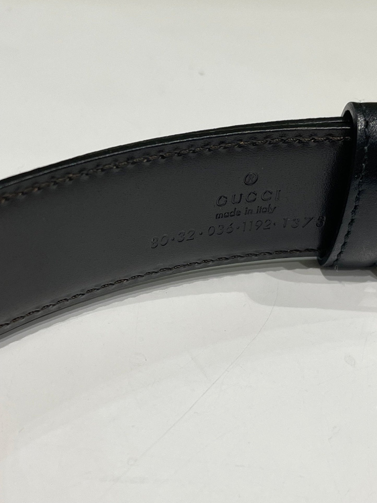 Gucci - Ceinture G noire