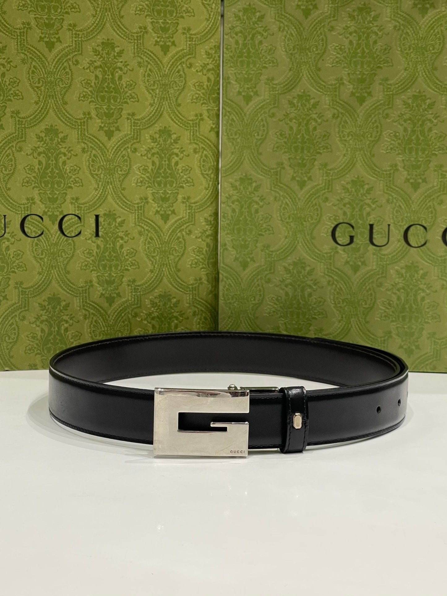 Gucci - Ceinture G noire