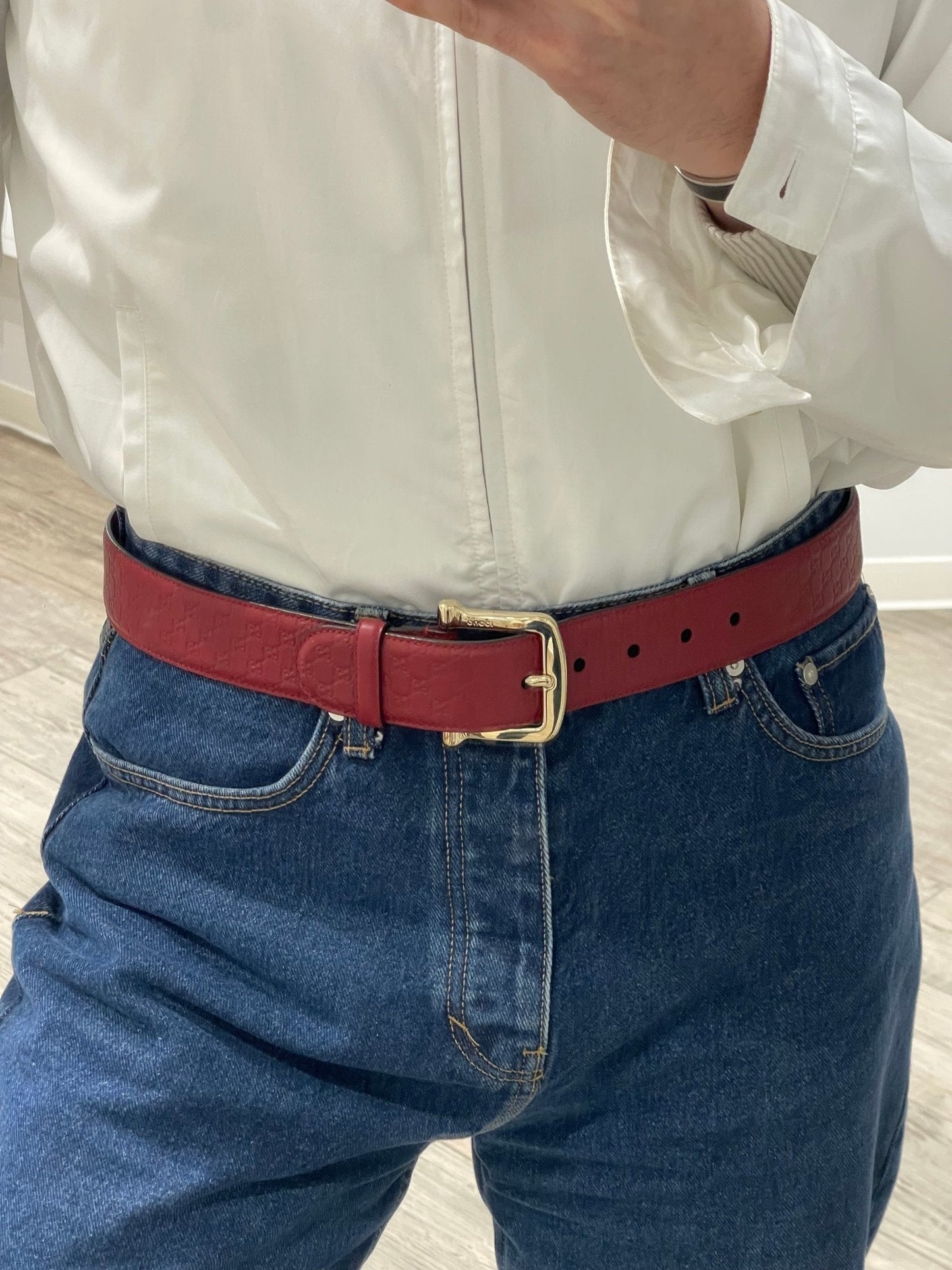 Gucci - Ceinture GG monogramme
