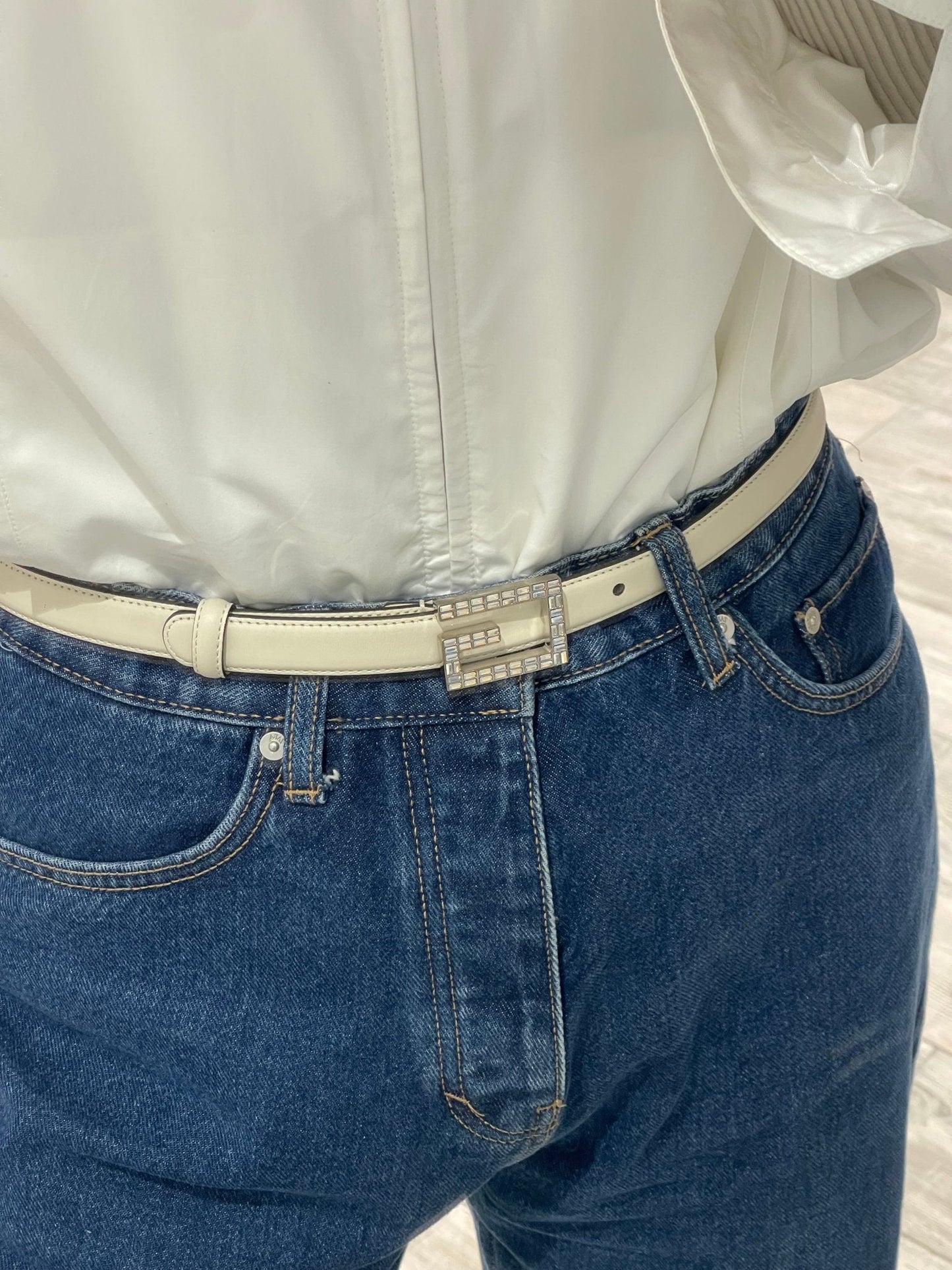 Gucci - Ceinture GG strass