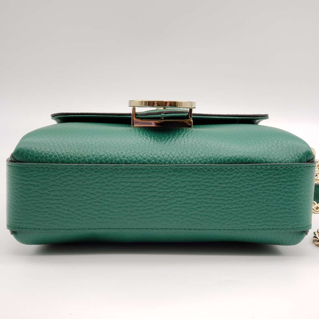 Gucci GG Interlocking Green Crossbody and Shoulder Bag