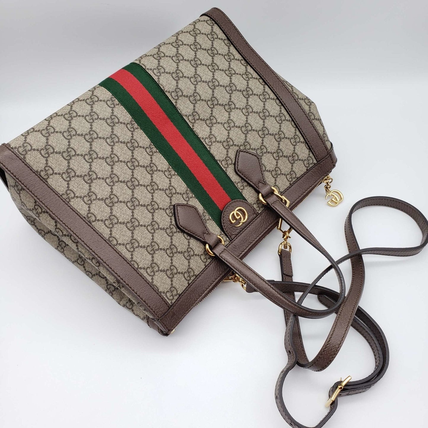 Gucci GG Ophidia Medium Shoulder Tote Bag