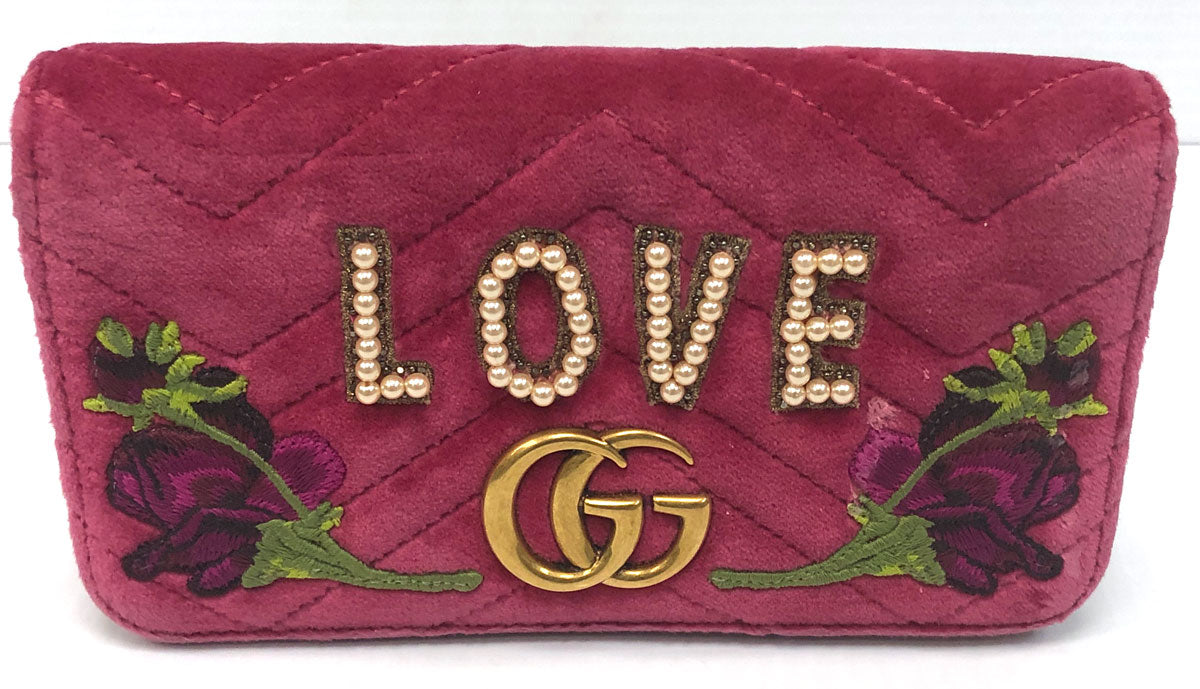 Gucci GG Marmont Velvet Small Shoulder Bag