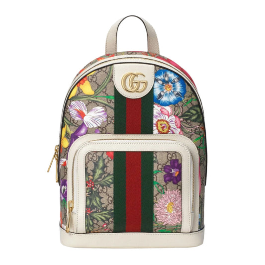 GUCCI Ophidia GG Flora Small Backpack