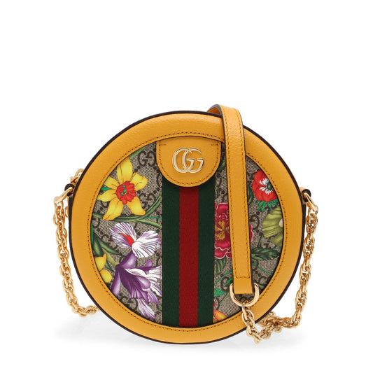 GUCCI Ophidia Mini Round Shoulder Bag