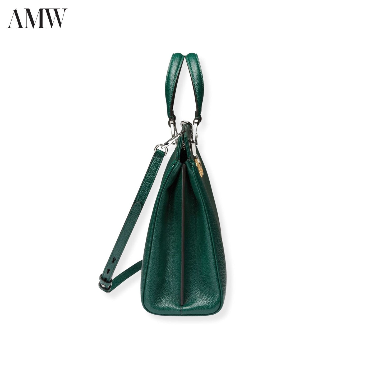 GUCCI Zumi Grainy Leather Medium Top Handle Bag